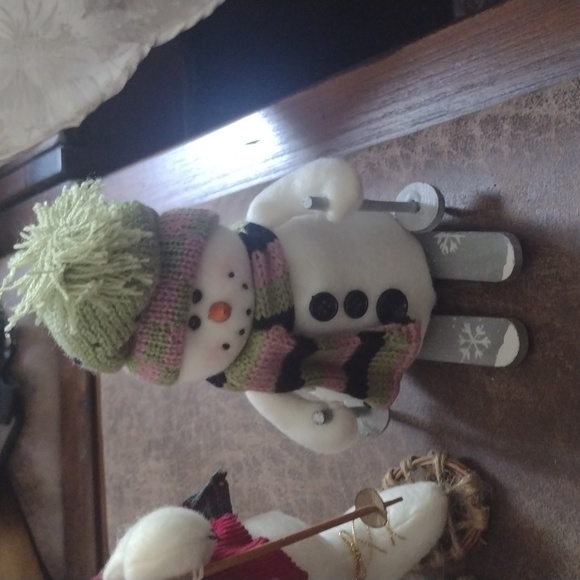 Three snowman ornaments / decorations - Picture 2 of 4